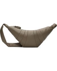 Lemaire - Khaki Medium Croissant Bag - Lyst