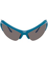 Balenciaga - Blue Wire Cat-eye Sunglasses - Lyst