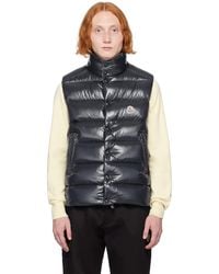 Moncler - ネイビー Tibb ダウンベスト - Lyst
