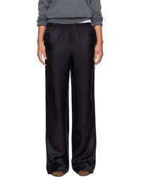 Loulou de Saison - Alera Lds Silk Twill Trousers - Lyst