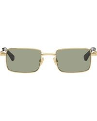 Bottega Veneta - Classic Rectangular Sunglasses - Lyst
