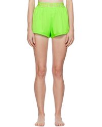 Versace - Green Greca Swim Shorts - Lyst