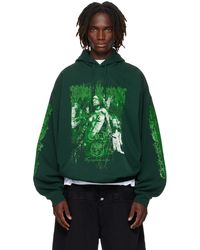 Vetements - Pull À Capuche Surdimensionné 'Nymphetamine' Vert - Lyst