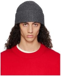 YACAIA - Y-0004 Merino & Cashmere Beanie - Lyst