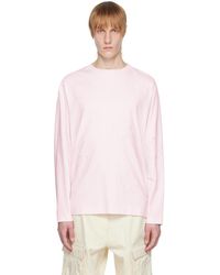 Simone Rocha - T-shirt à manches longues rose à broderies - Lyst