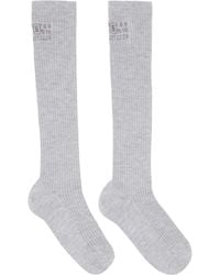 MM6 by Maison Margiela - Knee-High Socks - Lyst