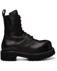 A Diciannoveventitre - Horse Octa Combat Boots - Lyst