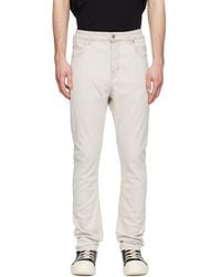 Rick Owens - Off- Temple Detroit Cut Jeans - Lyst