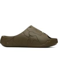 A Bathing Ape - Khaki #1 Slides - Lyst