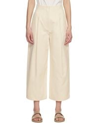 Studio Nicholson - Off- Dordoni Volume Trousers - Lyst