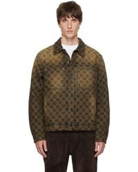 Off-White c/o Virgil Abloh - Arrow Monogram Skate Denim Jacket - Lyst