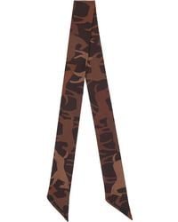 Jil Sander - Printed Silk Scarf - Lyst