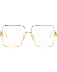 Loewe - Oversize Square Retro Glasses - Lyst