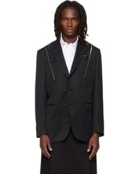 Simone Rocha - Embellished Structured Slash Blazer - Lyst