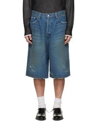 Ssstein - Baggy Denim Shorts - Lyst