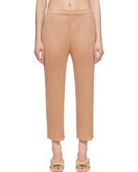 Pleats Please Issey Miyake - Monthly Colors June Trousers - Lyst
