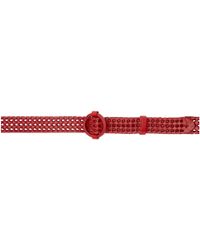 Jacquemus Red Woven La Ceinture Belt