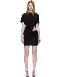 Christopher Esber - Encased Nature Resin Draped Jersey Minidress - Lyst