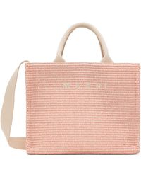 Marni - Pink Small East West Tote - Lyst