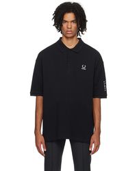 Raf Simons - Black Fred Perry Edition Polo - Lyst