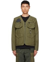 Moncler Genius - Blouson Maple Kaki Rembourré En Duvet - Lyst