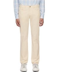 Theory - Off-white Raffi Trousers - Lyst