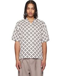 HUGO - Oversize-Fit Statement Print Shirt - Lyst