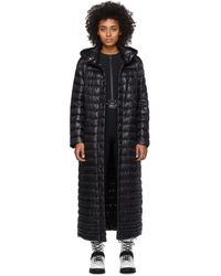 Moncler Black Down Chocolat Coat