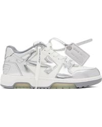 Off-White c/o Virgil Abloh - Off- & Out Of Office Mirror Leather Sneakers - Lyst