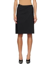 Givenchy - Voyou Belt Midi Skirt - Lyst