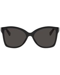Balenciaga - Black Cat-eye Sunglasses - Lyst