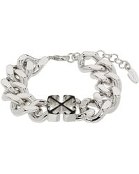 Off-White c/o Virgil Abloh - Enamel Arrow Chain Bracelet - Lyst