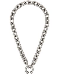 Random Identities - Gunmetal Prince Albert Chain Necklace - Lyst