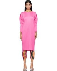 Pleats Please Issey Miyake - Monthly Colors October Midi Dress - Lyst