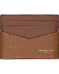 Givenchy - Grained Leather Card Holder - Lyst