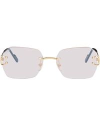 Cartier - 'Classic C De Sunglasses - Lyst