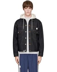 Aape By A Bathing Ape - 'Aapenow' Light Weight Denim Jacket - Lyst