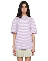 Rabanne - ホワイト＆パープル オーバーサイズ Tシャツ - Lyst