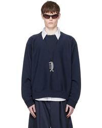 Hed Mayner - Embroidered-Logo Sweatshirt - Lyst