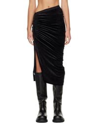 Rick Owens - Tower Knee Edfu Midi Skirt - Lyst