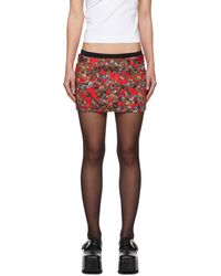 Vivienne Westwood - レッド デニム Foam ミニスカート - Lyst