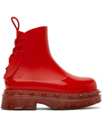 Undercover - Red Melissa Edition Spikes Boots - Lyst