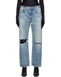 Balenciaga - Buckle Jeans - Lyst