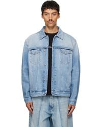MM6 by Maison Margiela - Sports Denim Jacket - Lyst