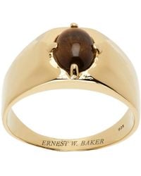 Ernest W. Baker - Tiger's Eye Ring - Lyst