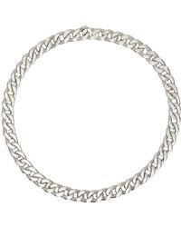 メンズ Maison Margiela シルバー ポリッシュ Palladio ネックレス