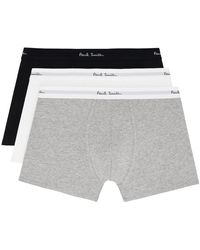 Paul Smith - Three-pack Multicolor Long Boxer Briefs - Lyst