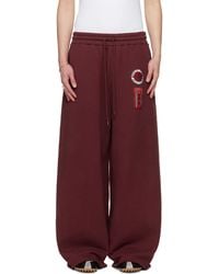 Lu'u Dan - Bruce Lee X Lựu Đạn Burgundy Gym Sweatpants - Lyst