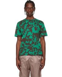 Dries Van Noten - Printed Cotton T-Shirt - Lyst