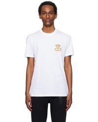 Moschino - White Teddy Patch T-shirt - Lyst